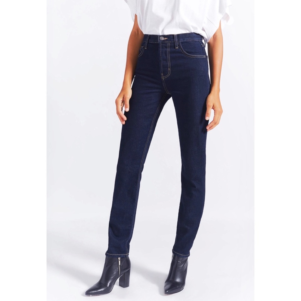 Current Elliott The Stovepipe Dark Wash Jeans NWT